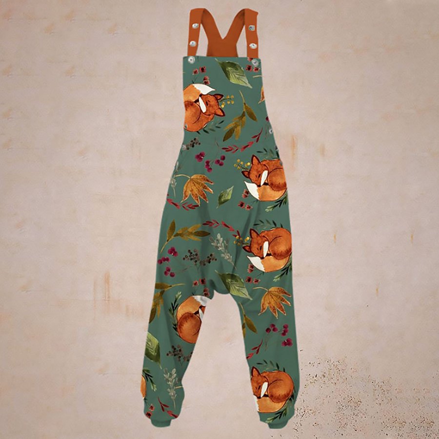 Ladies Casual Printed Harem Jumpsuit